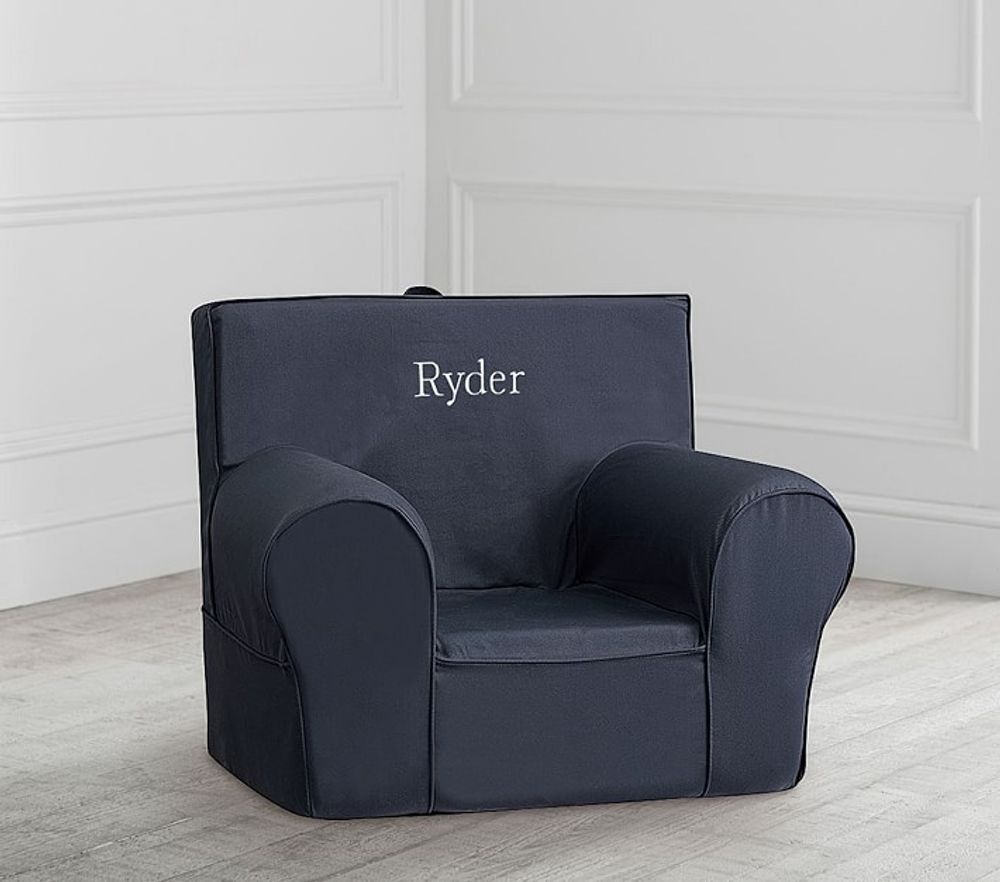 Dark Blue Twill Anywhere Chair® Slipcover Only