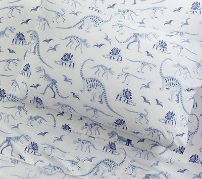 Dino Bones Glow-in-the-Dark Sheet Set & Pillowcases