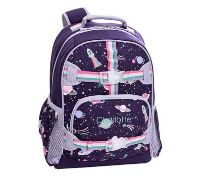 Mackenzie Rainbow Heart Galaxy Glow-in-the-Dark Backpacks
