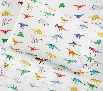Finn Dino Organic Toddler Sheet Set & Pillowcase