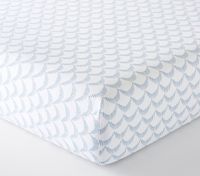 Scallop Geo Crib Fitted Sheet