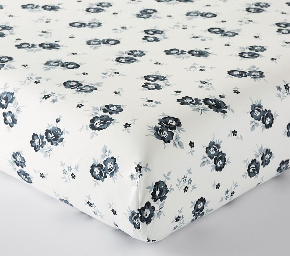 Emily & Meritt Floral Crib Fitted Sheet