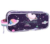 Mackenzie Rainbow Heart Galaxy Glow-in-the-Dark Pencil Case