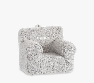 Gray Cozy Sherpa Anywhere Chair® Slipcover Only