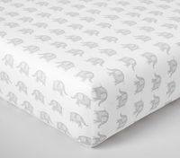 Taylor Organic Crib Fitted Sheet