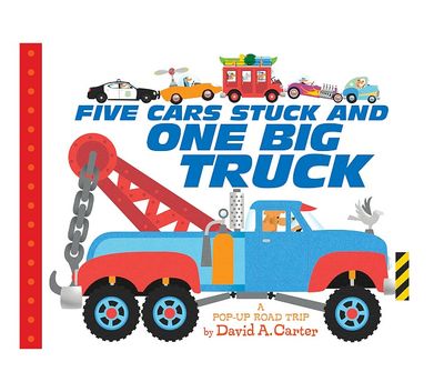 Five Cars Stuck And One Big Truck Book
