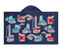 Jax Construction Kid Beach Hooded Towel