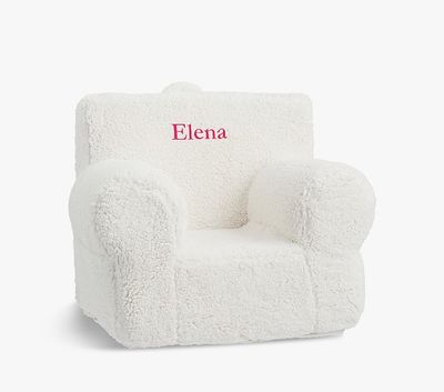 Cream Sherpa Anywhere Chair ® Slipcover Only