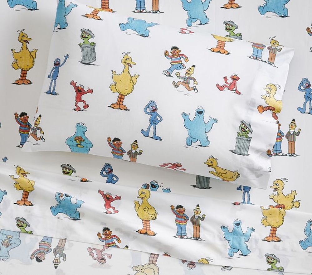 Sesame Street® Organic Toddler Sheet Set & Pillowcase