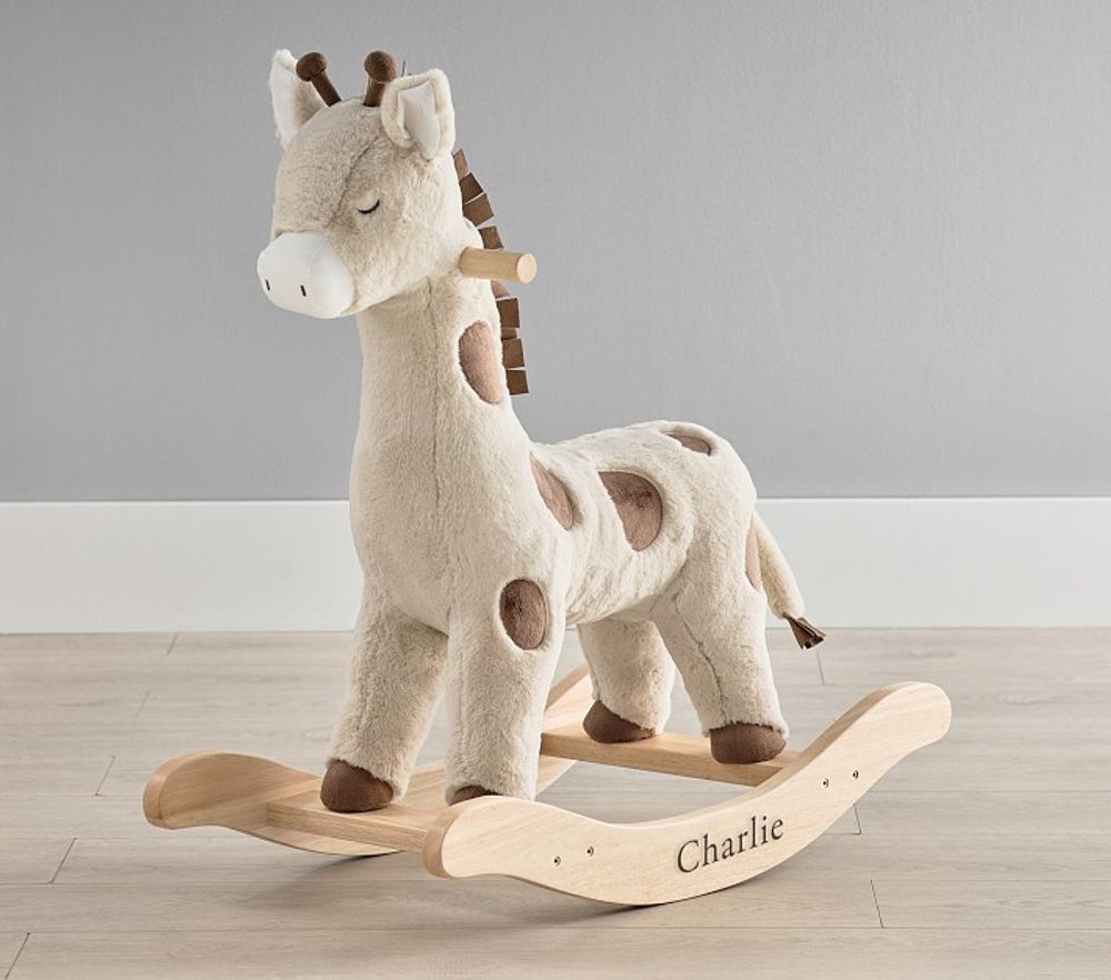 Giraffe Plush Nursery Rocker