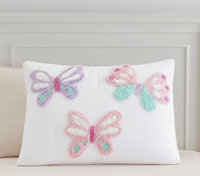 Candlewick Butterfly Comforter & Shams