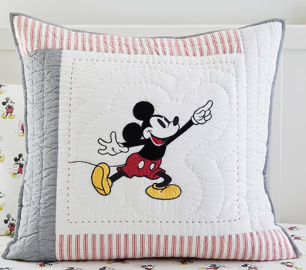 Disney Mickey Mouse Patchwork Quilt & Shams