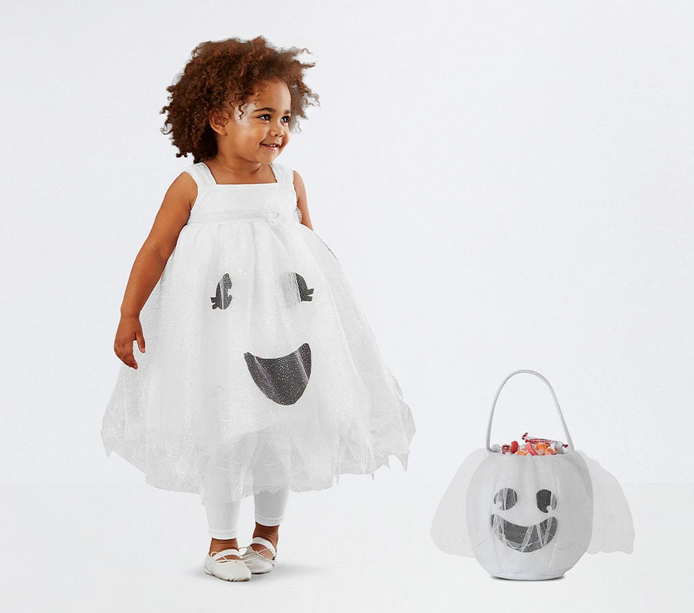 Light-Up Ghost Tutu Halloween Costume