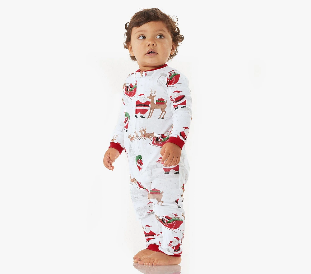 Santa Organic Baby Pajama