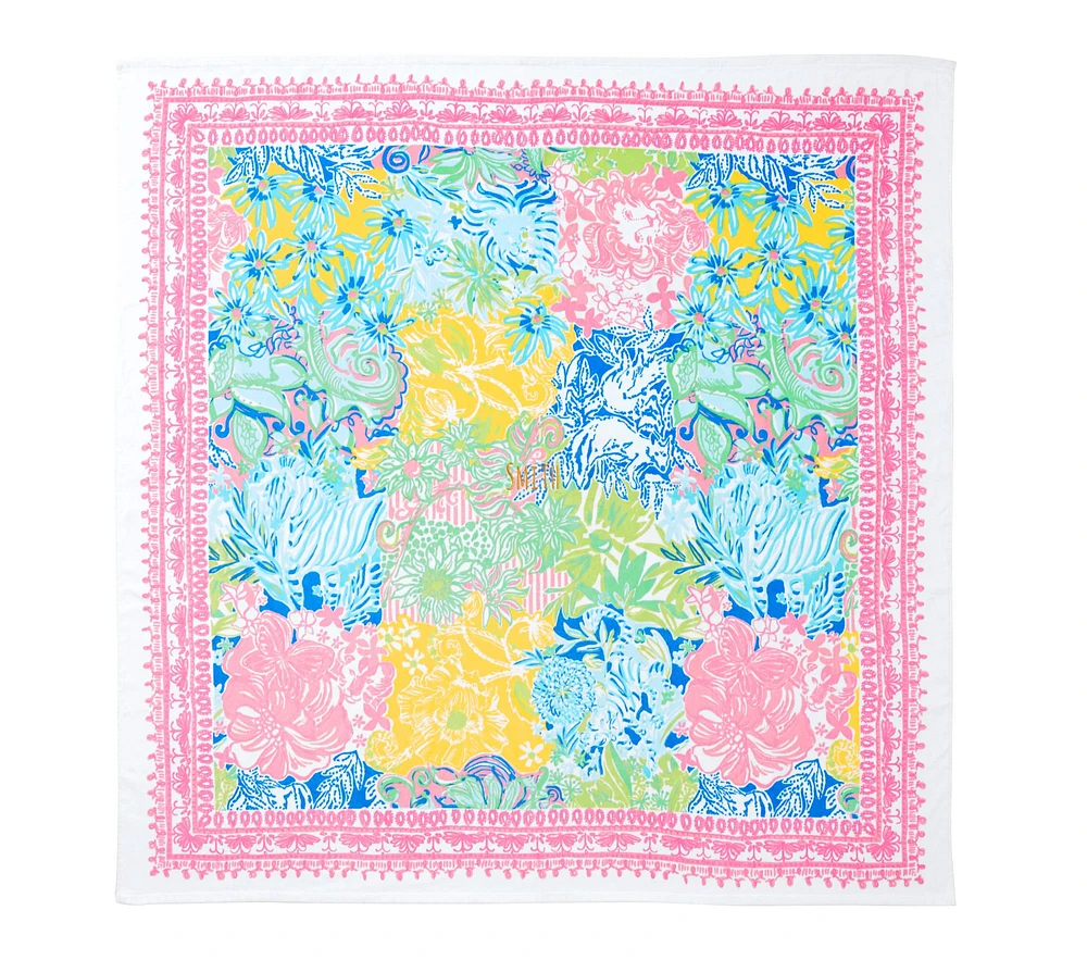 Lilly Pulitzer Cheek to Cheek Family Beach Towel