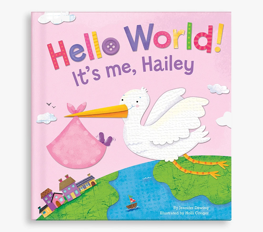 Hello World Personalized Book For Girls