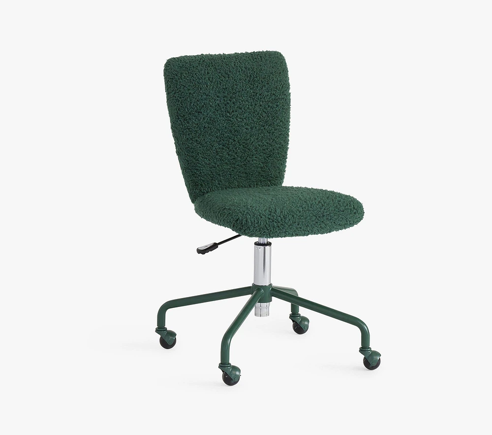 Sherpa Upholstered Desk Chair