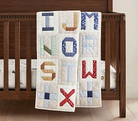 Patchwork ABC Baby Quilt