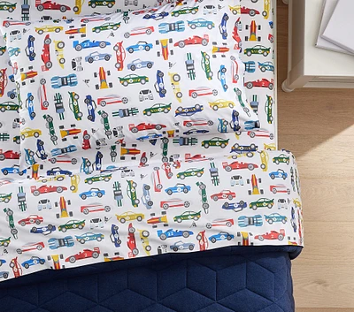 Remy Race Car Glow-in-the-Dark Sheet Set