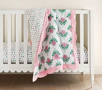 Roller Rabbit Rosebud Baby Quilt