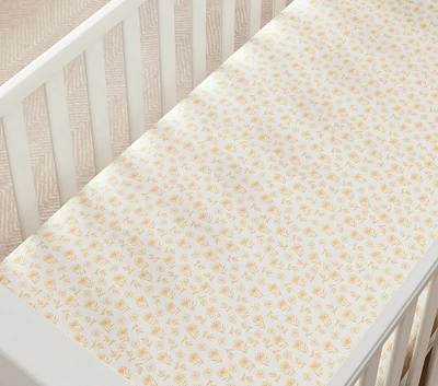 Dandy Daisy Organic Crib Fitted Sheet