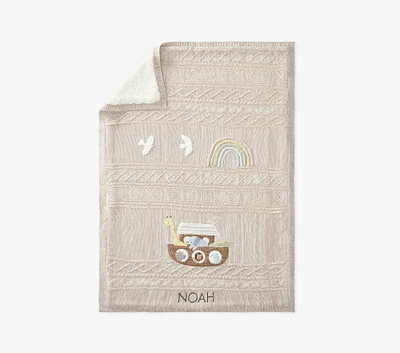 Noah's Ark Heirloom Baby Blanket