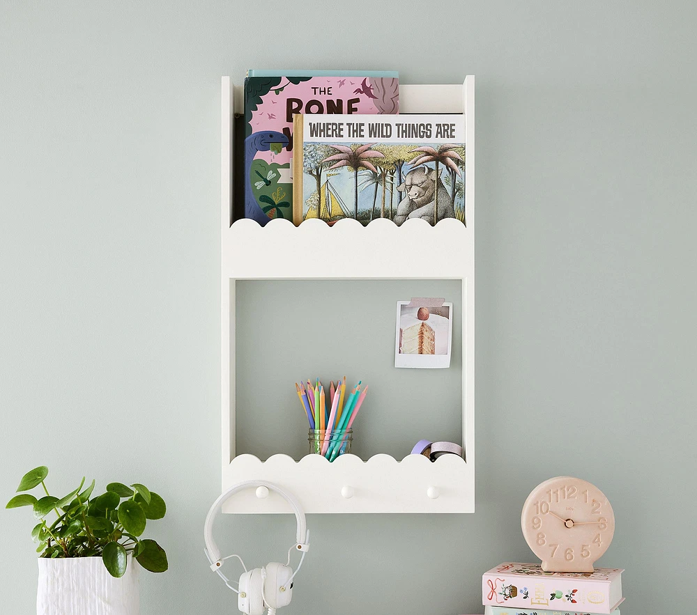 Scalloped Wall Organizer