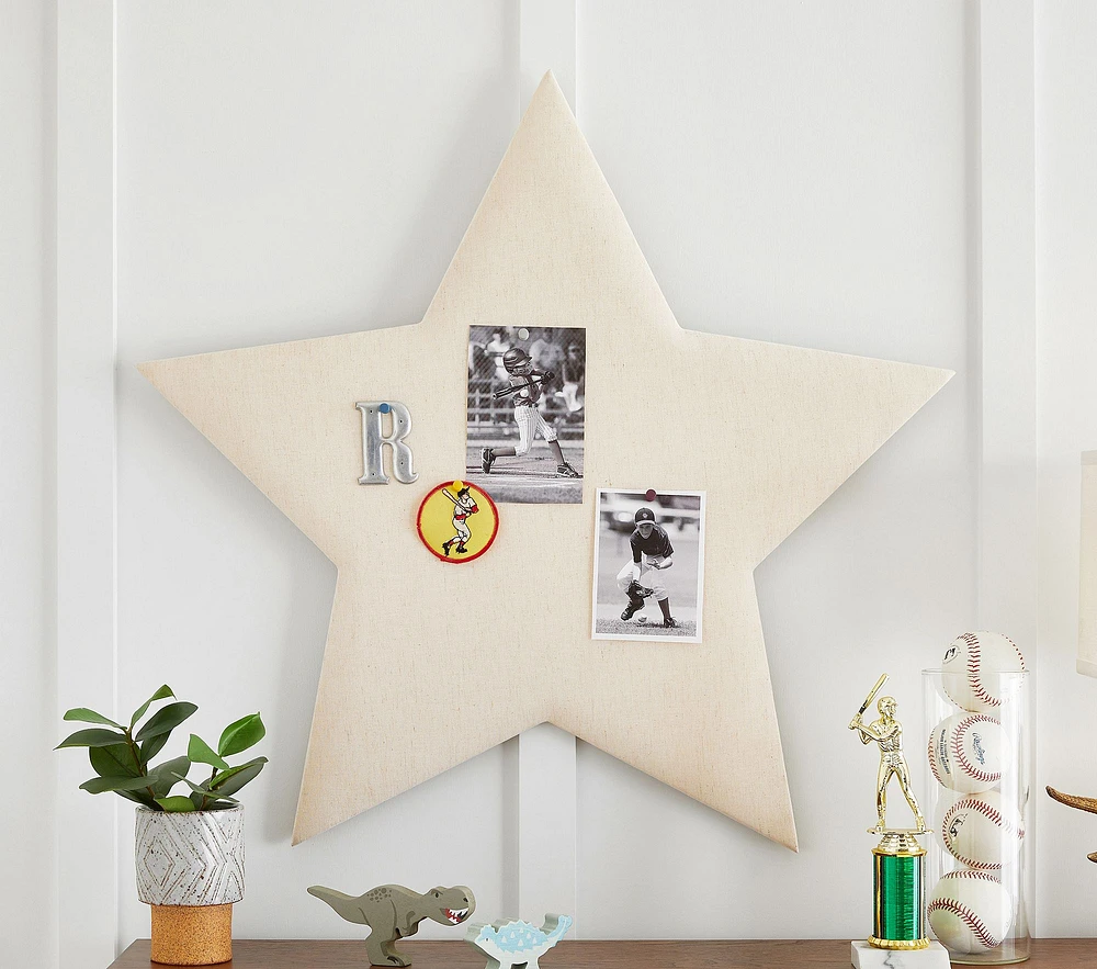 Star Shaped Linen Pinboard (30")