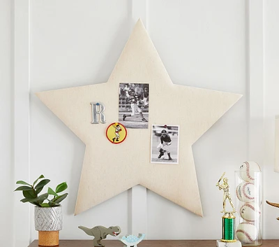 Star Shaped Linen Pinboard (30")