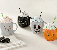 Rifle Paper Co. Halloween Kids Ceramic Mugs - Set of 4