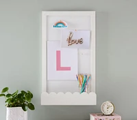 Scalloped Mini Pinboard With Ledge (26")