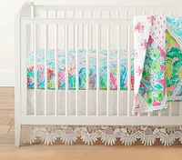 Lilly Pulitzer Party Patchwork Baby Quilt