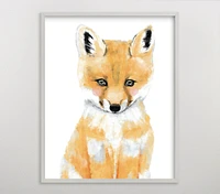 Limited Edition Minted® Baby Animal Fox Wall Art by Cass Loh