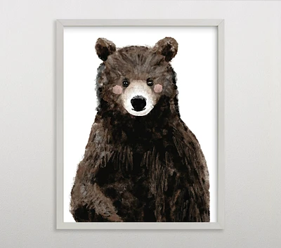 Limited Edition Minted® Baby Animal Bear Wall Art by Cass Loh