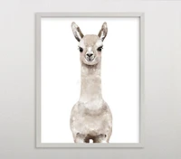 Limited Edition Minted® Baby Animal Llama Wall Art by Cass Loh