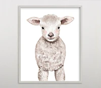 Limited Edition Minted® Baby Animal Sheep Wall Art by Cass Loh