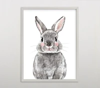 Limited Edition Minted® Baby Animal Rabbit Wall Art by Cass Loh