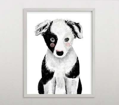 Limited Edition Minted® Baby Animal Dog Wall Art by Cass Loh