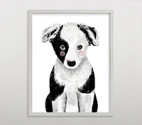 Limited Edition Minted® Baby Animal Dog Wall Art by Cass Loh