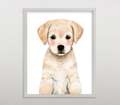 Limited Edition Minted® Baby Animal Labrador Wall Art by Cass Loh