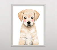 Limited Edition Minted® Baby Animal Labrador Wall Art by Cass Loh