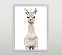 Limited Edition Minted® Baby Animal Llama Wall Art by Cass Loh