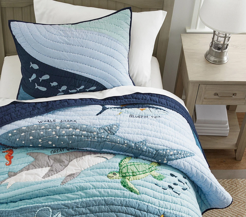 Save Our Seas Quilt & Shams