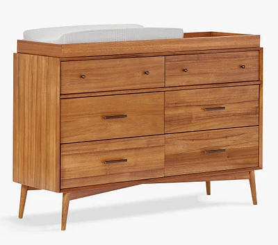 west elm x pbk Mid-Century 6-Drawer Changing Table (56")