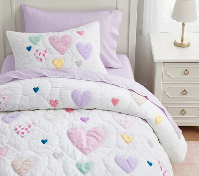 Confetti Hearts Quilt & Shams