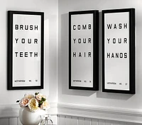 Bathroom Reminders Wall Art