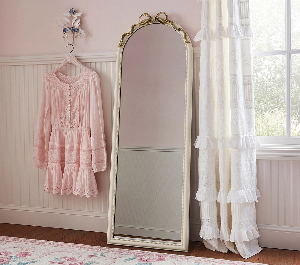 LoveShackFancy Bow Floor Mirror (57" x 20")