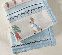 Peter Rabbit™ Garden Fair Isle Heirloom Baby Blanket