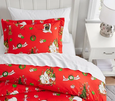 Dr. Seuss's The Grinch™ Merry Grinch Organic Duvet Cover & Shams