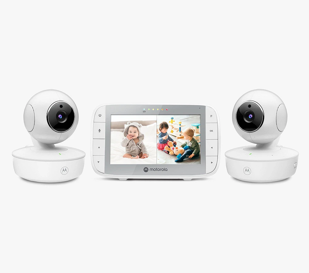 Motorola® VM36XL 5" HD Video Baby Monitor with Motorized Pan/Tilt & Dual Cameras